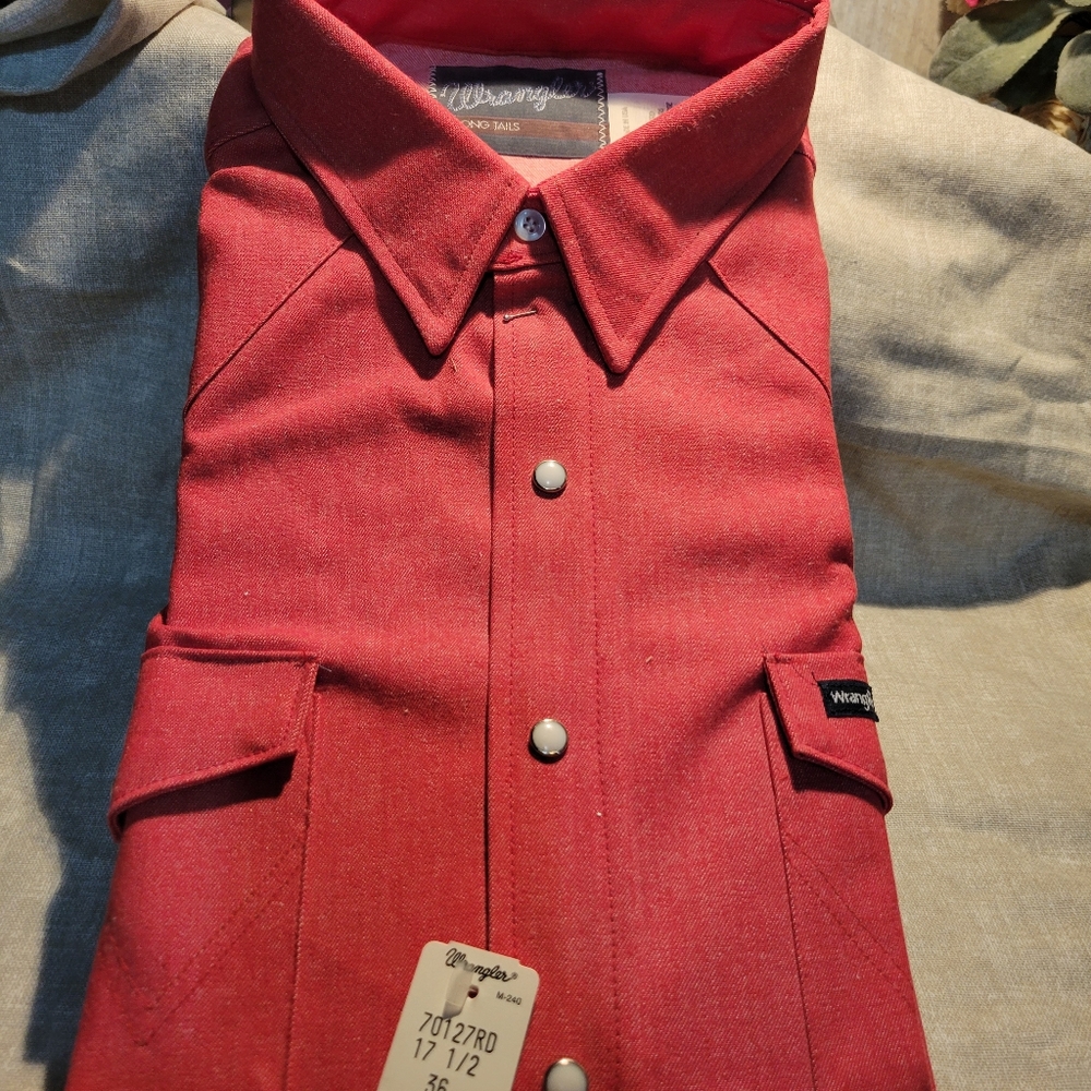 Vintage Wrangler Men's Shirt